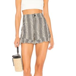 SHOW ME YOUR MUMU Avery Stripe Print Shorts